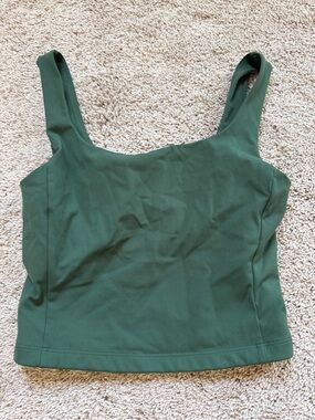 Alder Forest Green Women’s Adventure Performance Tank, Sports Bra, Size XS